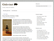 Tablet Screenshot of godsvinet.radium.se